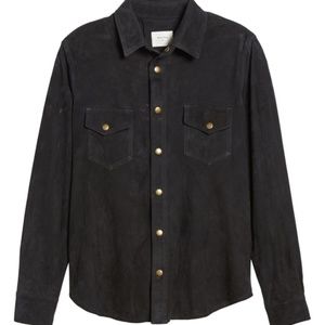 Billy Reid Suede Workshirt